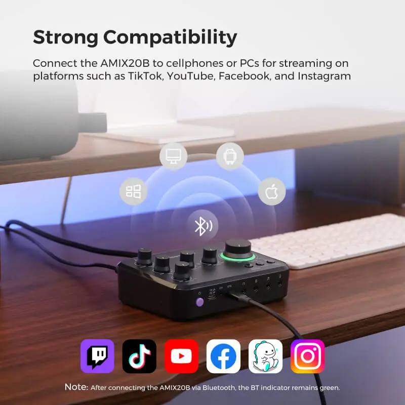 CONTENT CREATION AUDIO MIXER