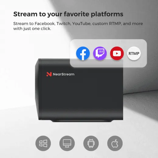 Better than Mevo Start,
Experience Excellence 
with NearStream