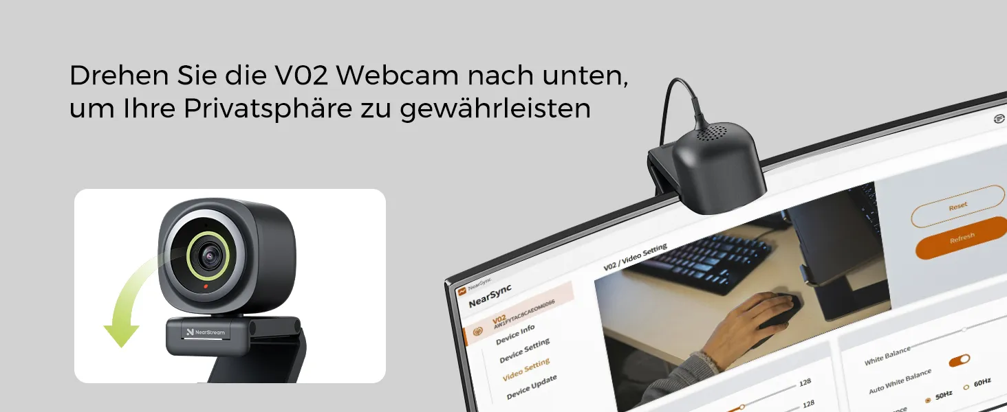 Privatsphären-Drehfunktion