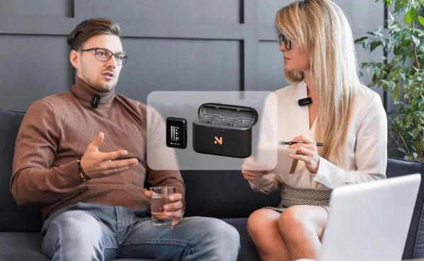 NearStream awm20t wireless mic for podcast setup