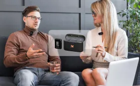 NearStream awm20t wireless mic for podcast setup