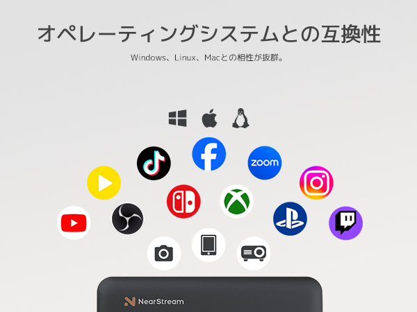 NearStream CCD30 - 4K USB 3.1ビデオキャプチャカード（配信・録画用