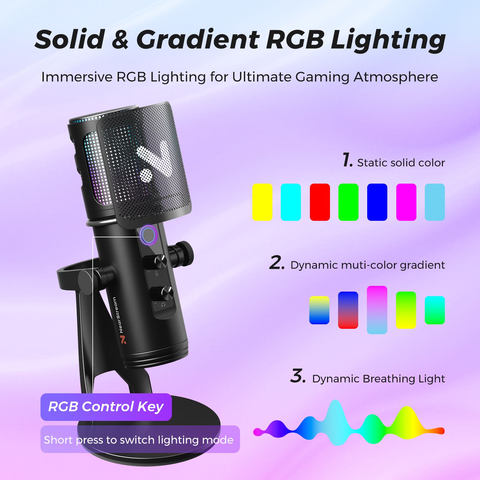 Noise Cancelling Condenser Mic for Game & PC Recording