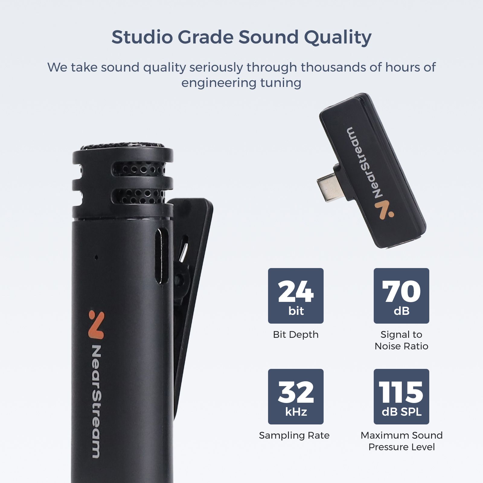 NearStream AWM10T - Ultra-Light Wireless Mic System | NearStream