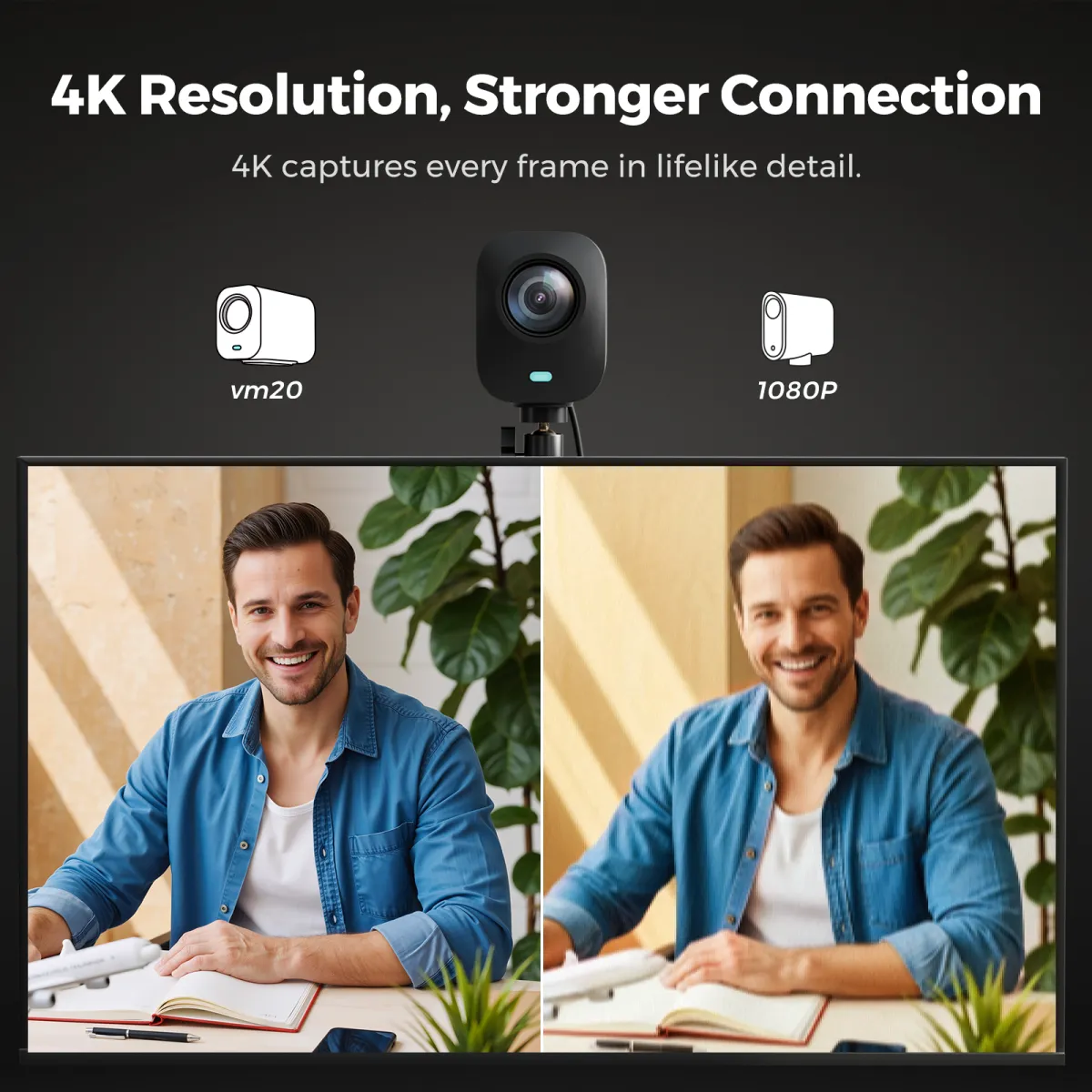 vm20 4k live stream camera