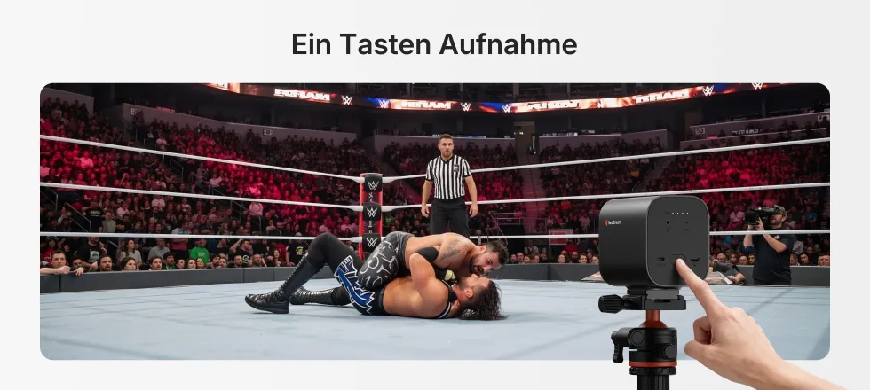 nearstream vm33 one touch recording