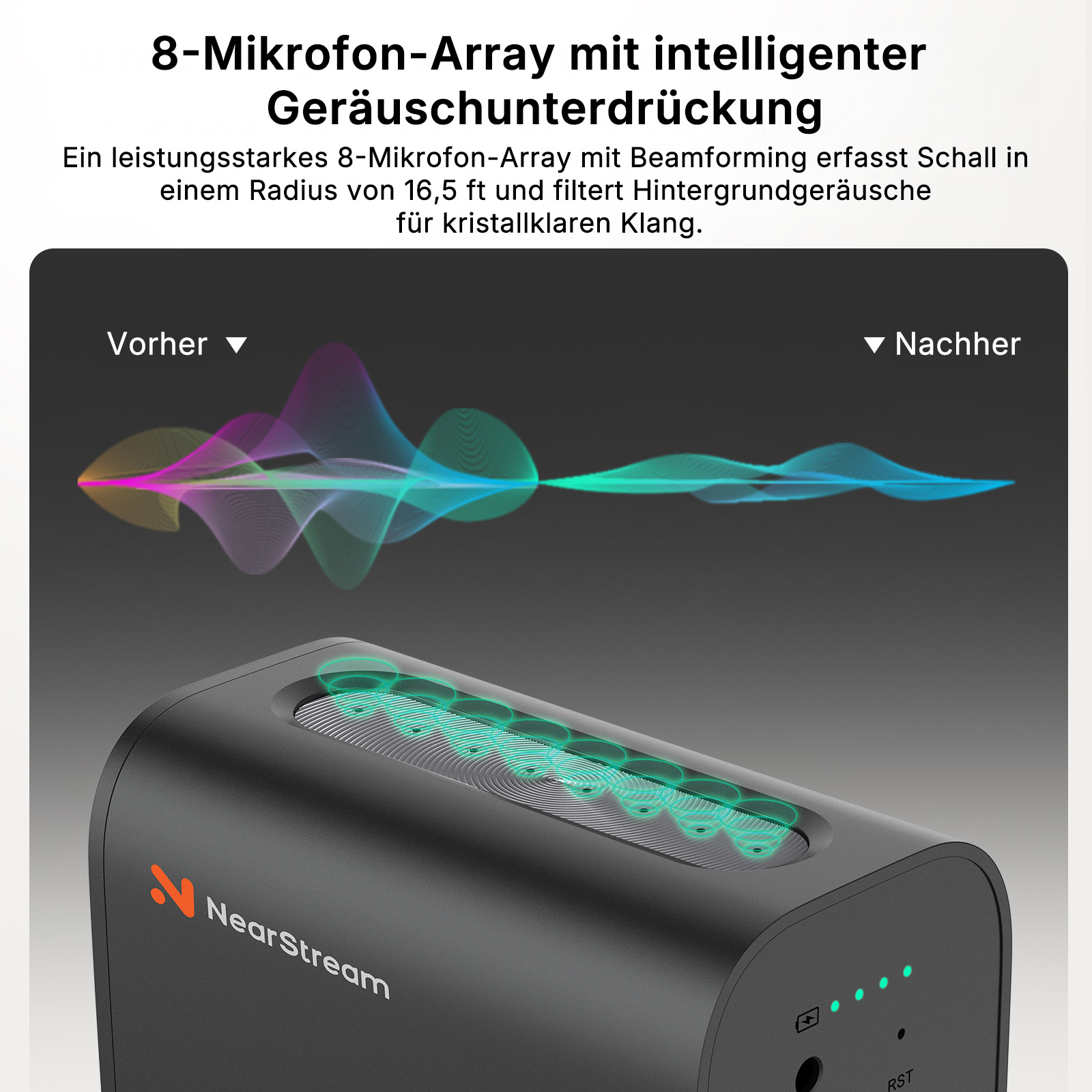 NearStream VM33 – 2K-HD-Wireless-Streaming-Kamera | NearStream DE