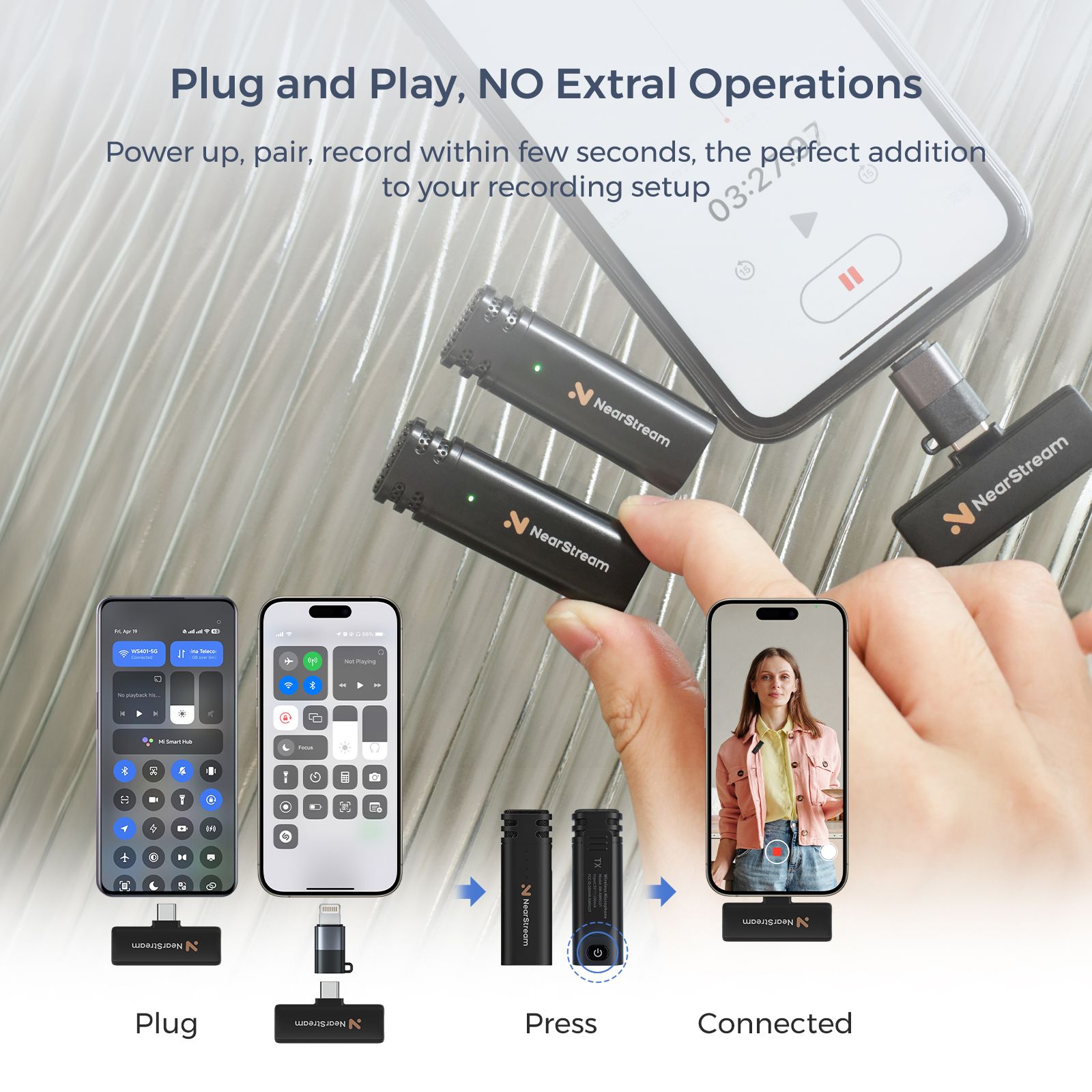 NearStream AWM10T - Ultra-Light Wireless Mic System