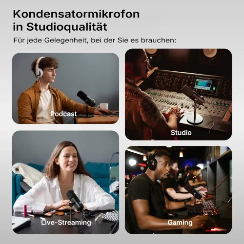 Professionelles Streaming-Mikrofon | NearStream AM25X Streaming