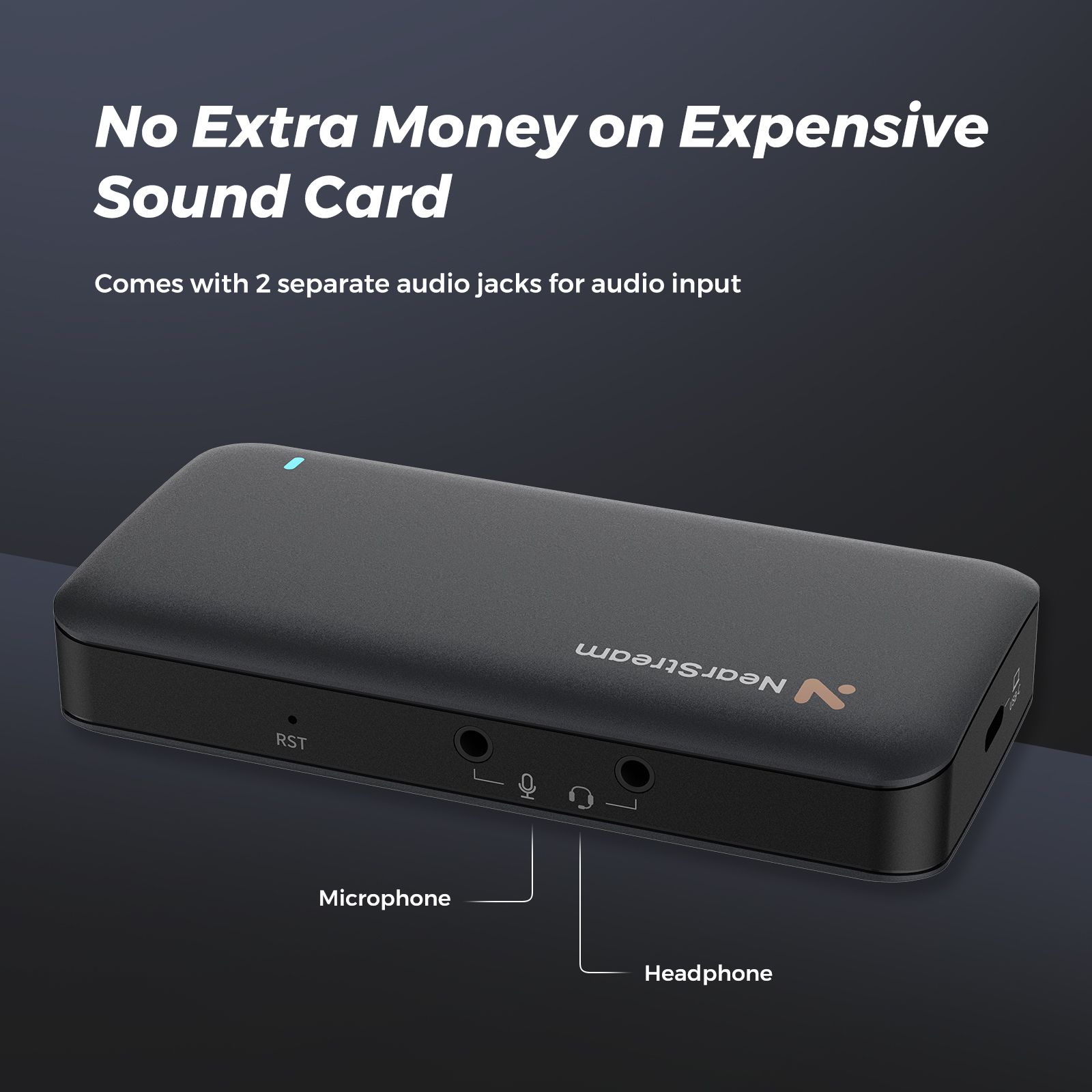 NearStream CCD10 - 4K HDMI Capture Card for PS4/PS5/Switch