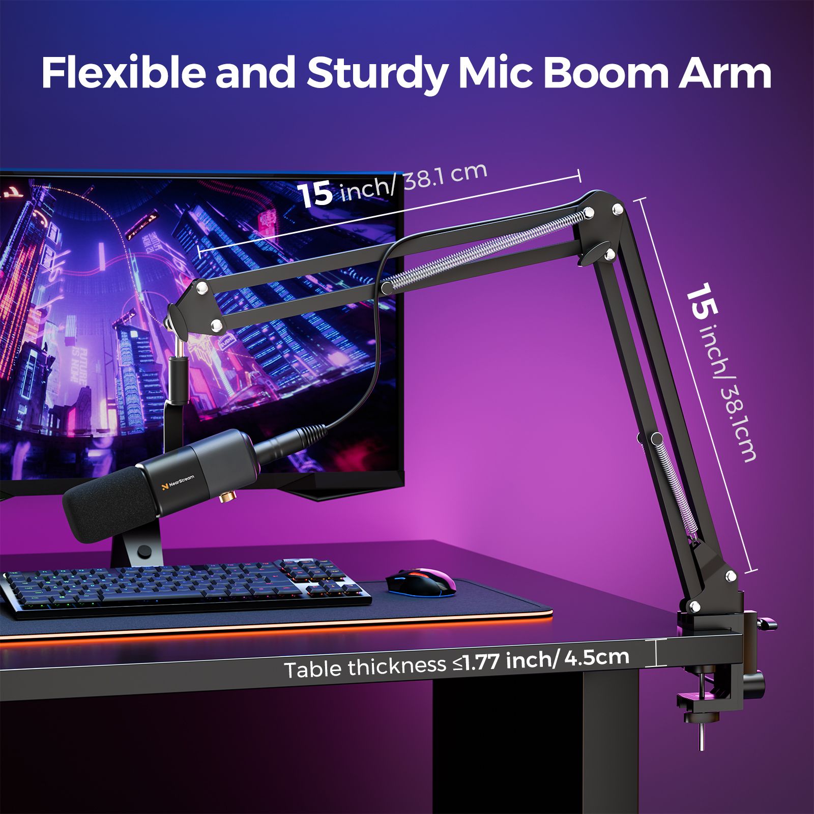 Condenser Microphone for Podcast | NearStream AM20X Studio Mic