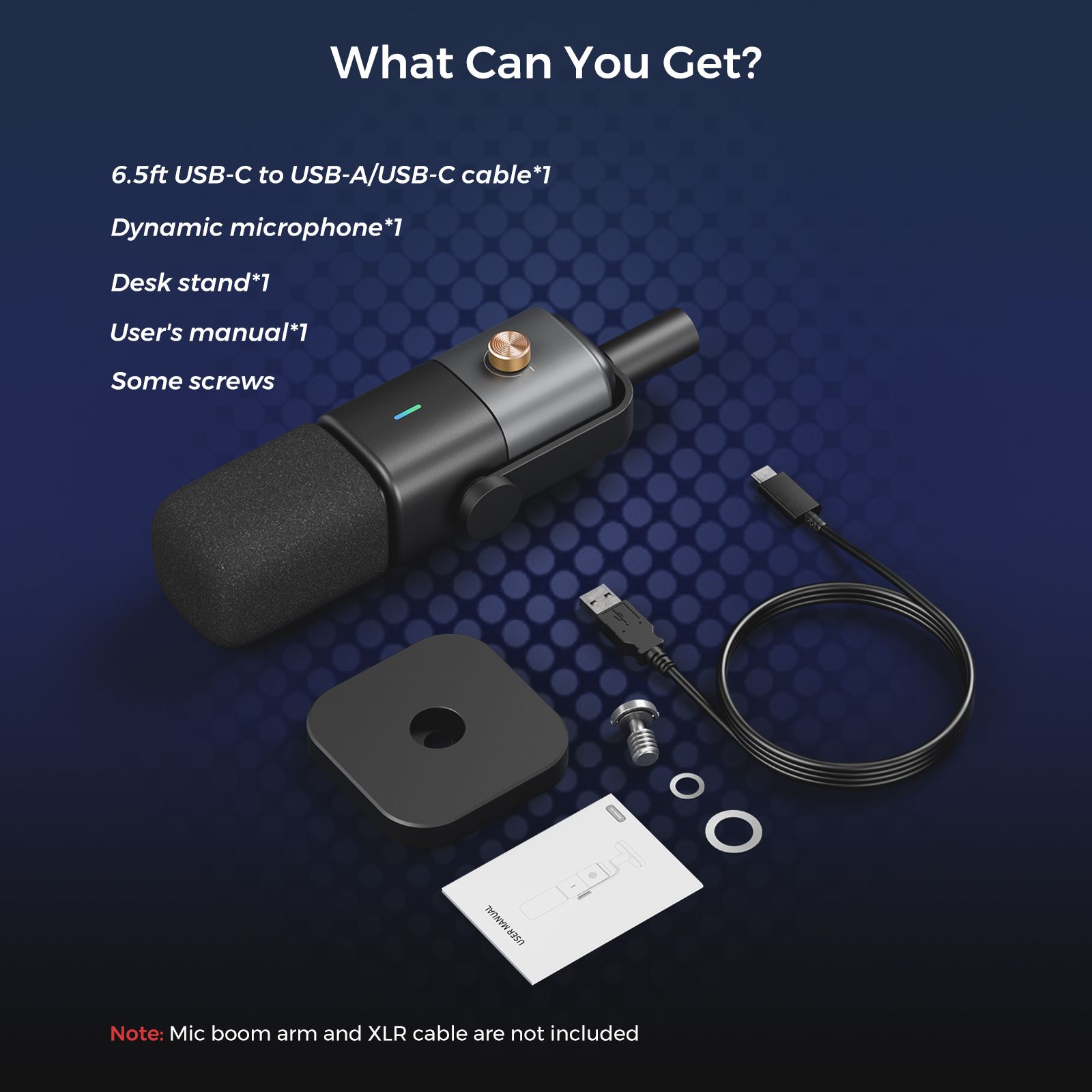 NearStream AM15X ダイナミックマイク PCマイク USB XLR NearStream AM15X Podcast Mic - USB/XLR Microphone for Podcast