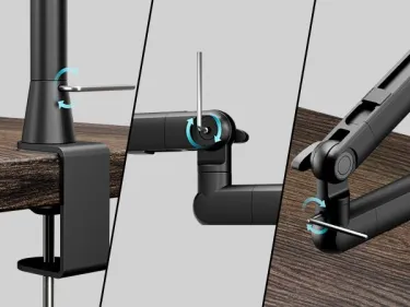Keukenkraan met 360° draaibare arm en 2 straalsoorten voor onder het