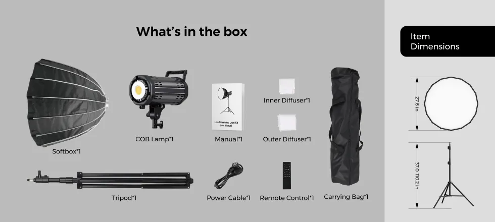 All-in-One Portable Lighting Kit