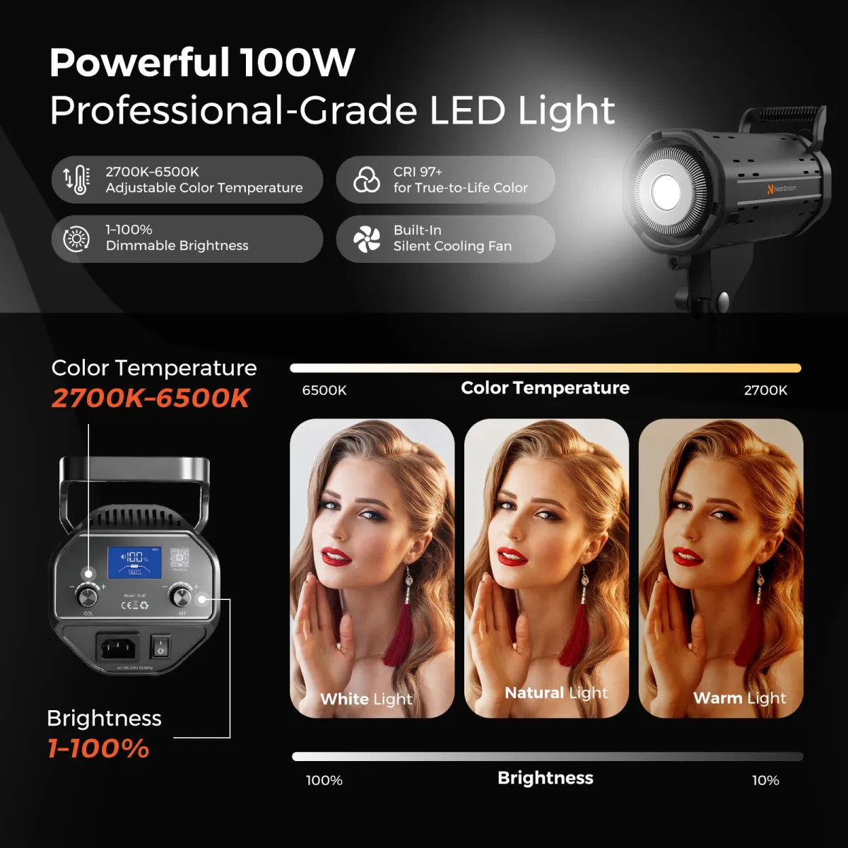 NearStream sl40 100W LED Light