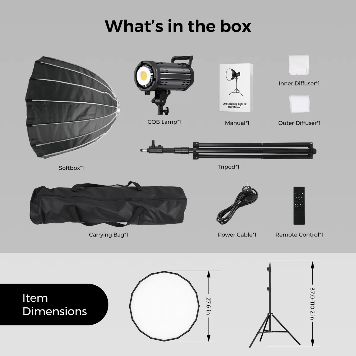 NearStream sl40 Box Contents Dimensions