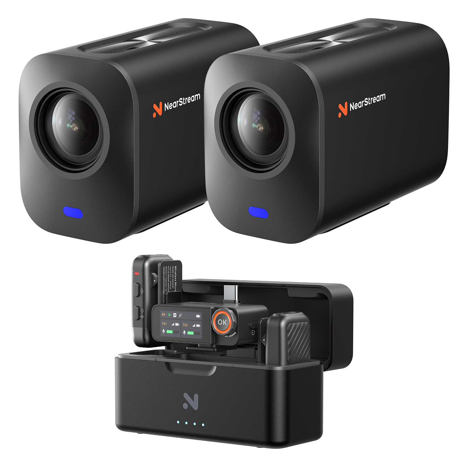 VM33 Auto Director Kit – 2K Wireless Streaming Camera for Podcasts