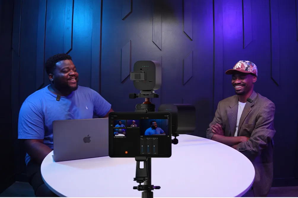 NearStream podcast setup for pro studio ctreation