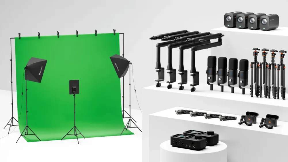 NearStream podcast equipment for 4 for Business 