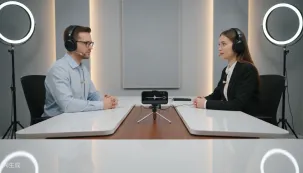 dual interview setup