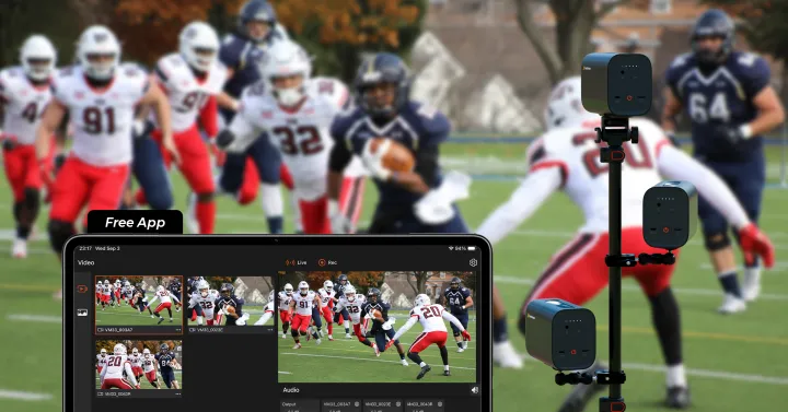 Over 81% of 'Football Videographers find it challenging to capture explosive plays at the line while recording wide receiver routes downfield without multiple camera operators.