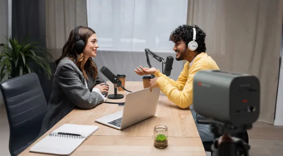how to set up podcast equipment
