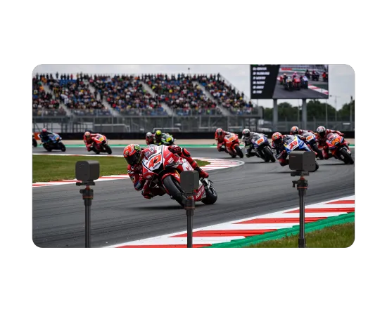 Over 68% of 'Motorsports Broadcasters say they struggle to track high-speed action clearly while keeping the wider race context in the frame during live events.