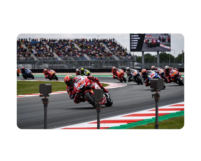 Over 68% of 'Motorsports Broadcasters say they struggle to track high-speed action clearly while keeping the wider race context in the frame during live events.