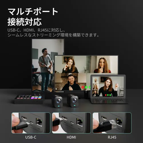 Webカメラ用途に最適な一眼レフ画質の配信カメラ – NearStream VM20