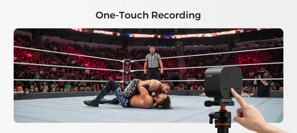 nearstream vm33 one touch recording