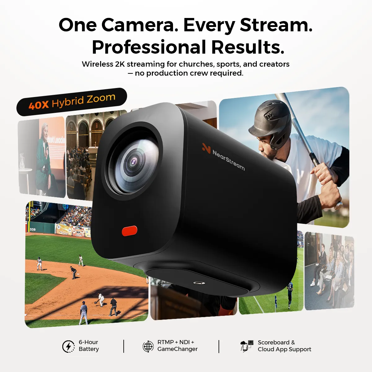 one camera.