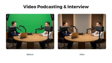 NearStream podcast setup for two for Business