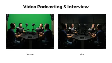 NearStream podcast equipment for 4 for Business