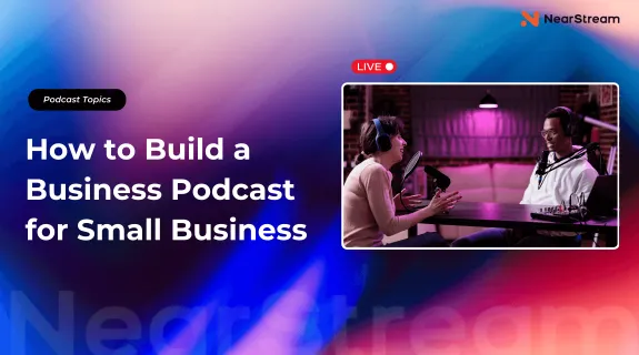 podcast for business blog banner