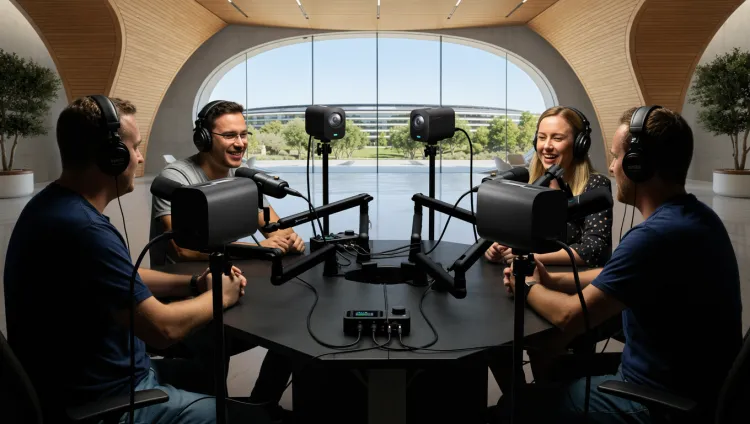 podcasting quad