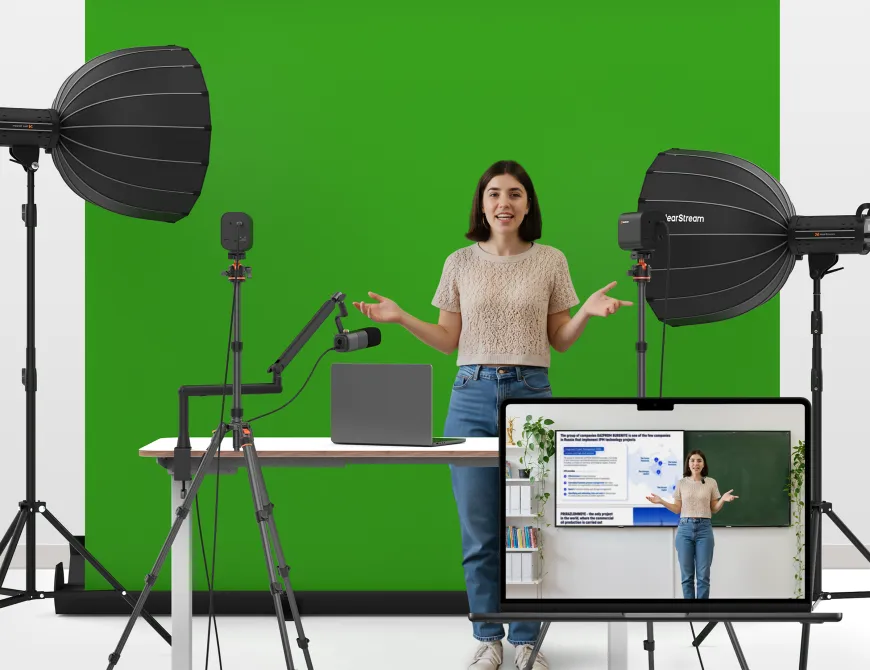 NearStream podcast setup for pro studio ctreation