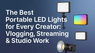 the best portable led lights for every creator vlogging streaming and studio work cover