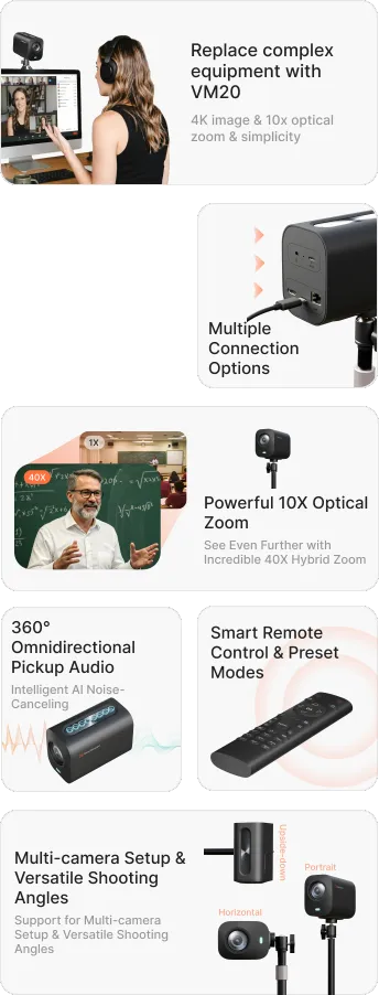 NearStream vm20 all in one streaming camera made easy
