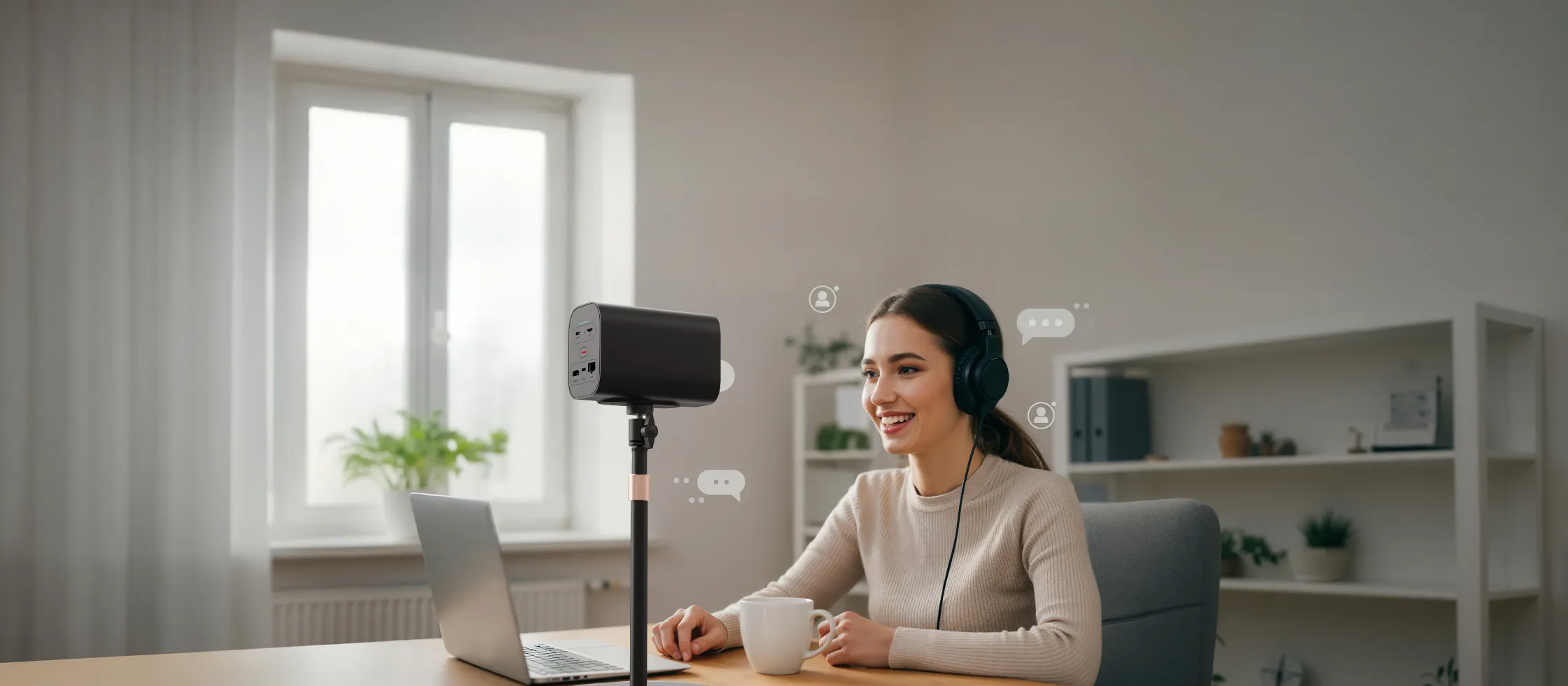 NearStream VM20 Pro stream camera's connections