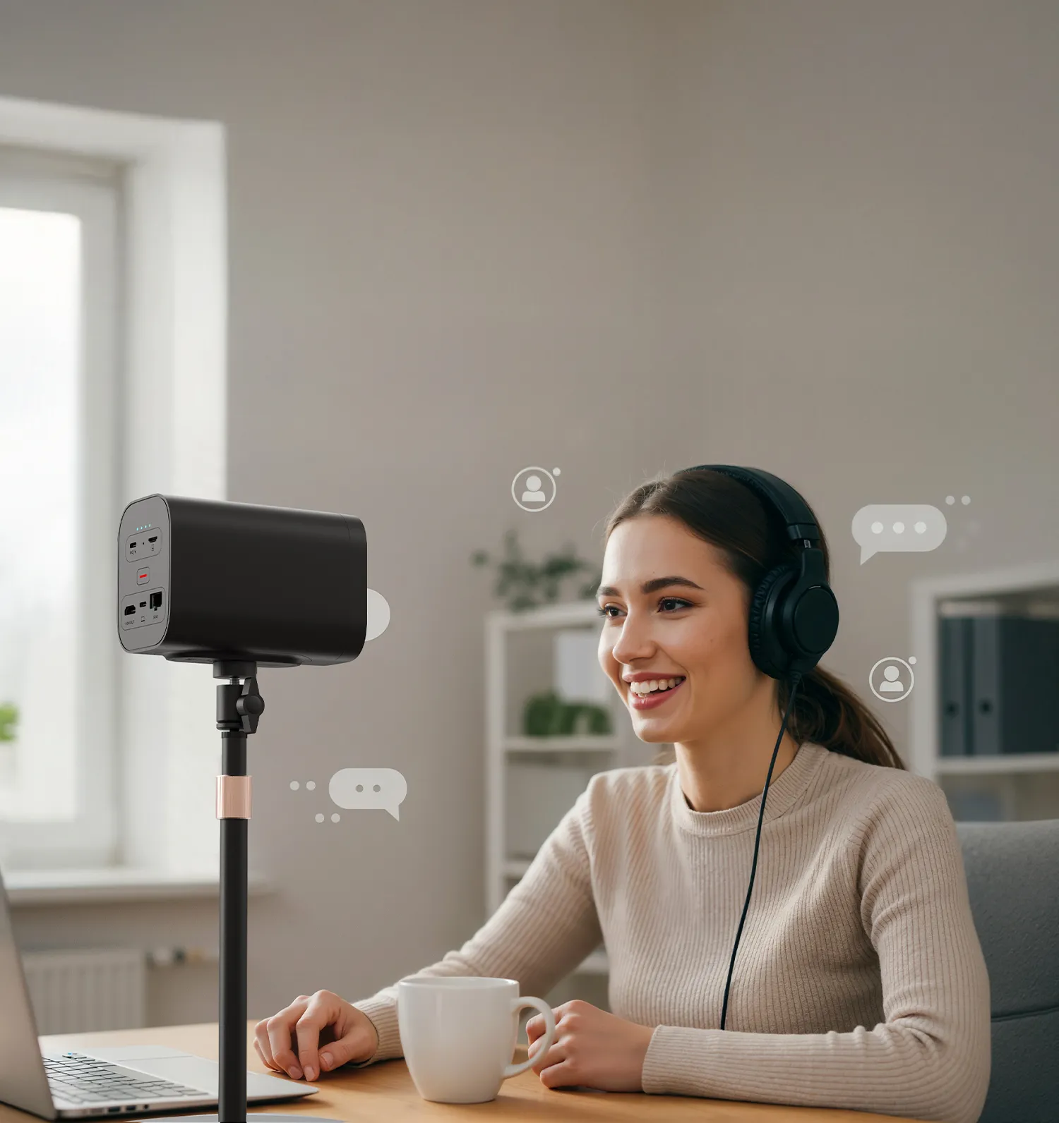 NearStream VM20 Pro stream camera's Multiple Connection Options for Various Use Cases
