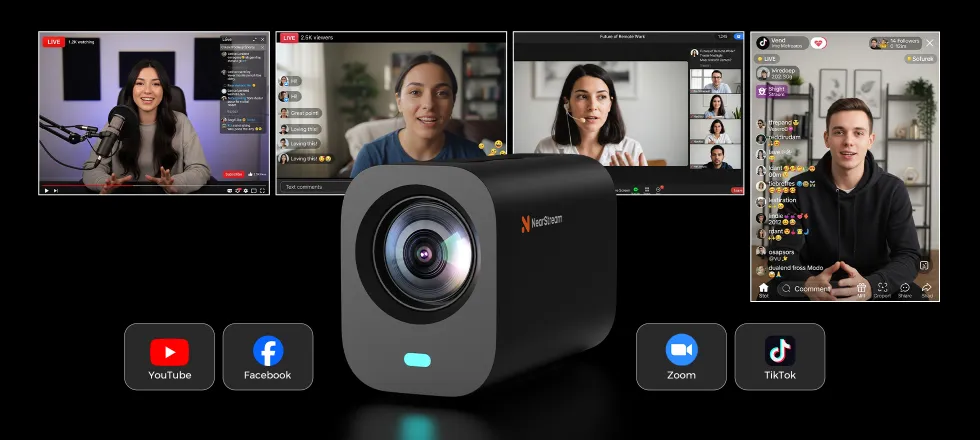 NearStream VM20 4K live stream camera streaming platforms