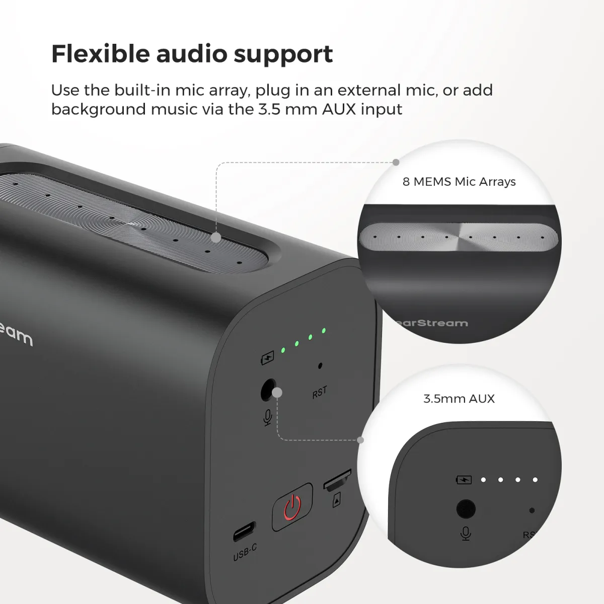 vm33 audio input